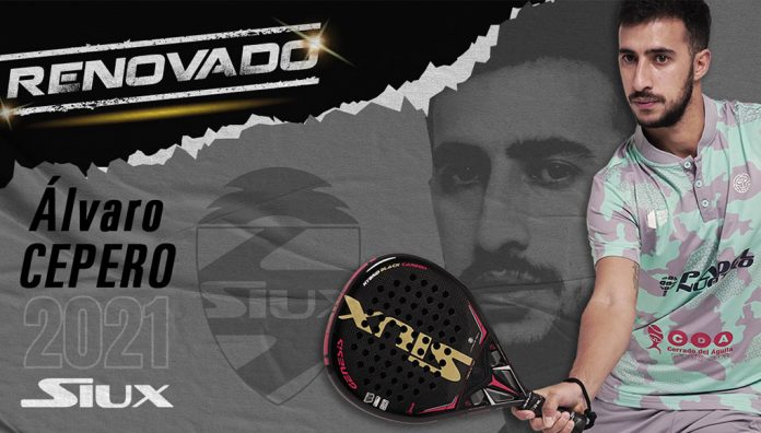 Álvaro Cepero, renovado con Siux