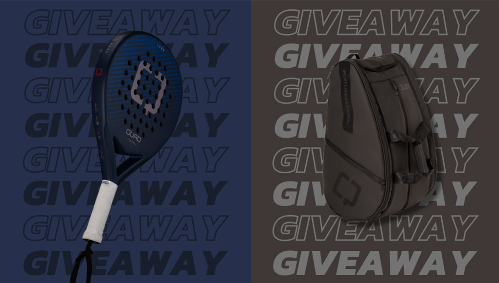 Participa en nuestro sorteo internacional de una pala y un paletero QUAD Padel