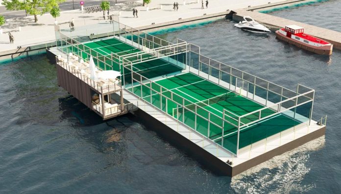 Rocket Padel instalará 2 pistas de pádel flotantes en Estocolmo