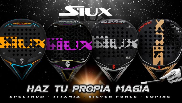 Siux lanza al mercado cuatro nuevas palas de pádel