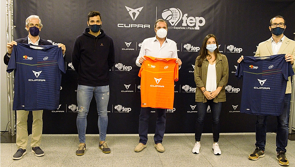 CUPRA, patrocinador y vehículo oficial de la Federación Española de Pádel