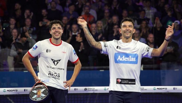 ¡Agustín Tapia y Sanyo Gutiérrez eliminan a Lebrón y Galán en las semifinales del Malmö Padel Arena!