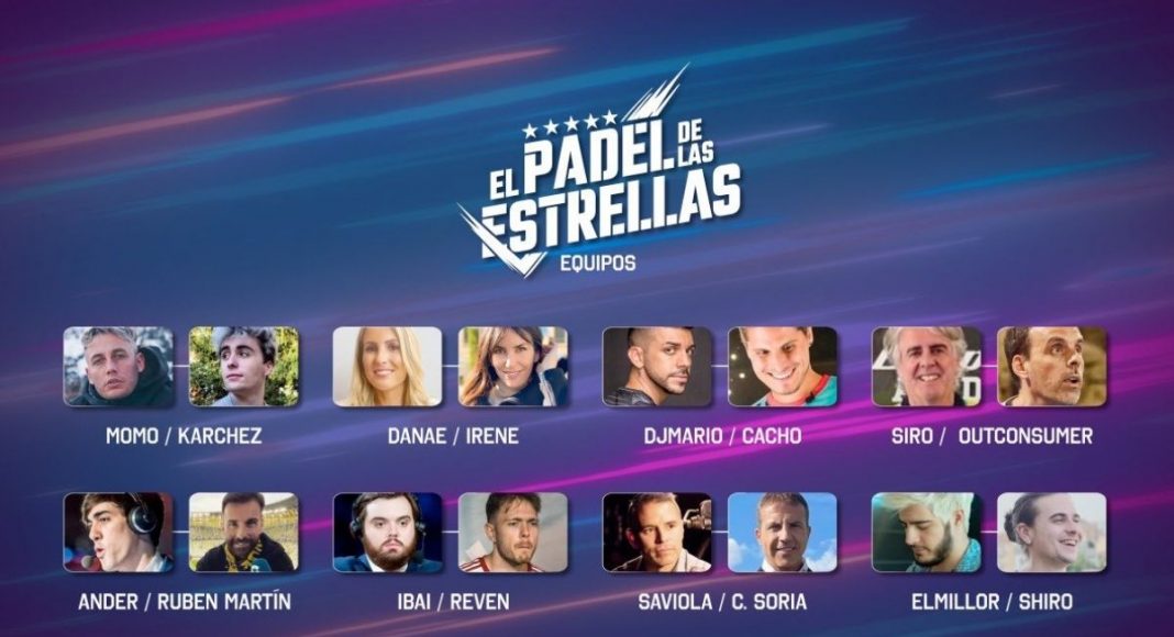 Arrancó la segunda edición de El Pádel de las Estrellas: participantes, enfrentamientos y streaming