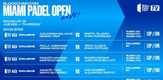 ¿Qué partidos de los octavos del Miami Padel Open 2022 podremos ver por WorldPadelTourTV?