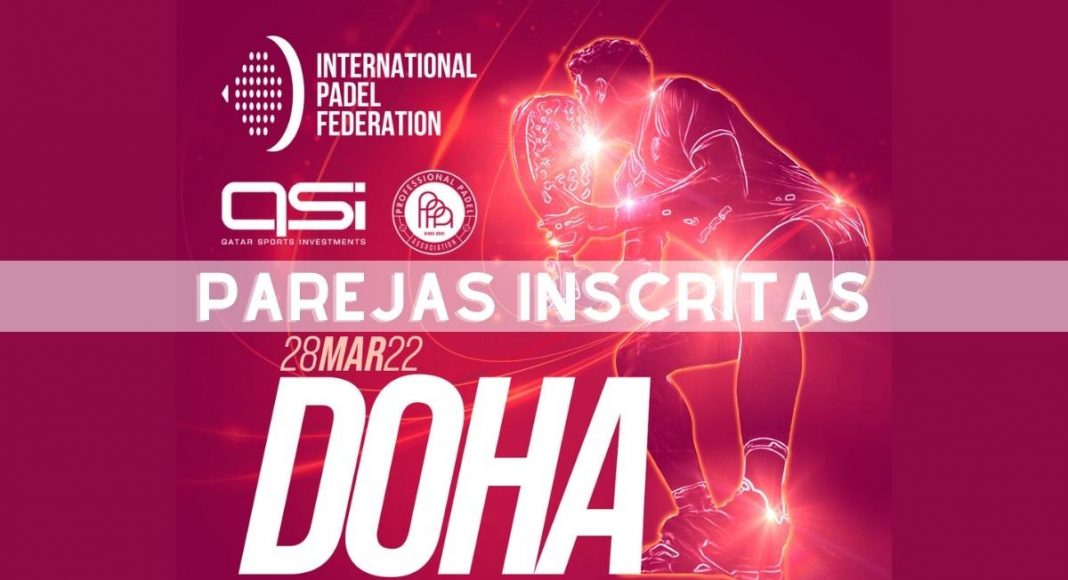 ¿Qué parejas hay ya apuntadas en la prueba de Doha del nuevo circuito de la FIP?