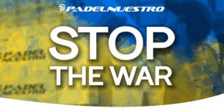 Stop the War, Pádel Nuestro pone en marcha sus acciones solidarias a favor del pueblo de Ucrania