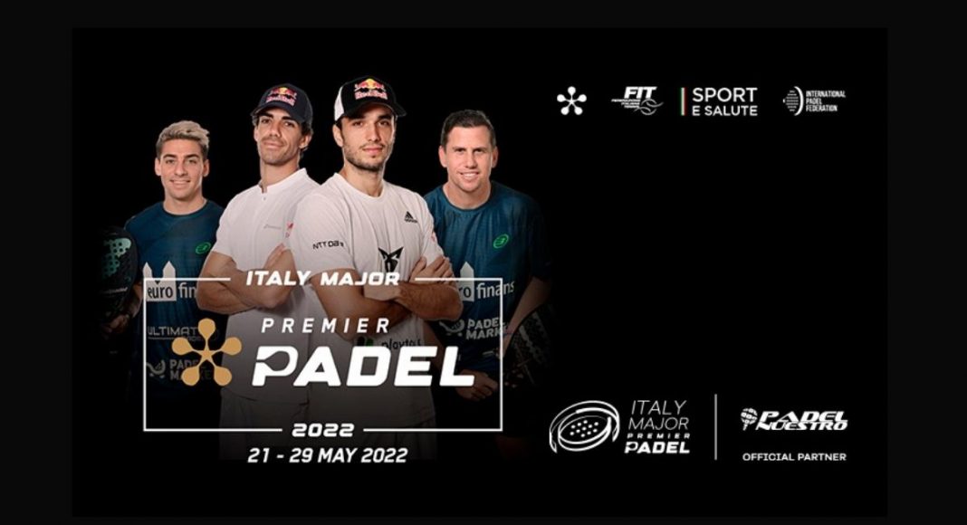 Grupo Pádel Nuestro será patrocinador oficial del Italy Major Premier Padel 2022