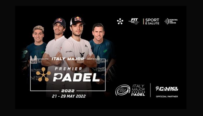 Grupo Pádel Nuestro será patrocinador oficial del Italy Major Premier Padel 2022