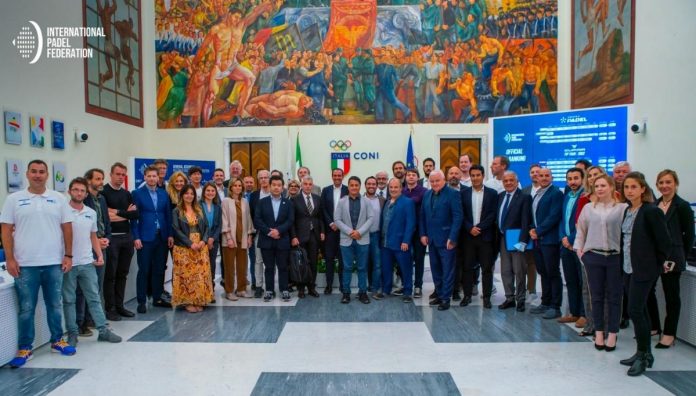 La Federación Internacional de Pádel continúa con el rápido desarrollo mundial del pádel en la histórica Asamblea General de Roma