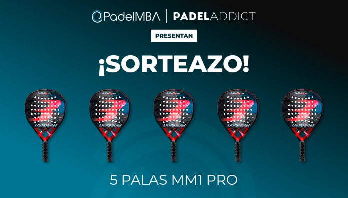 ¡Participa en el sorteo de 5 palas de pádel Bullpadel MM1 PRO!