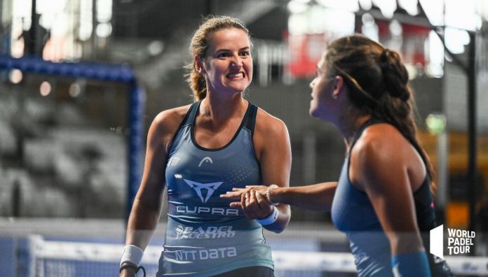 Ari y Paula remontan a tiempo ante unas valientes Carla Mesa y Claudia Jensen