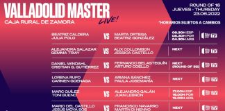 ¿Qué partidos se retransmitirán en los octavos del Valladolid Master 2022?