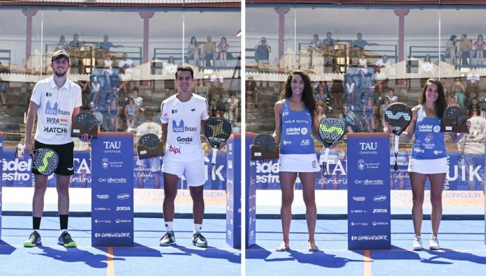 Coki Nieto - Mike Yanguas y Vero Virseda - Bárbara Las Heras ganan el Bajo Aragón Challenger