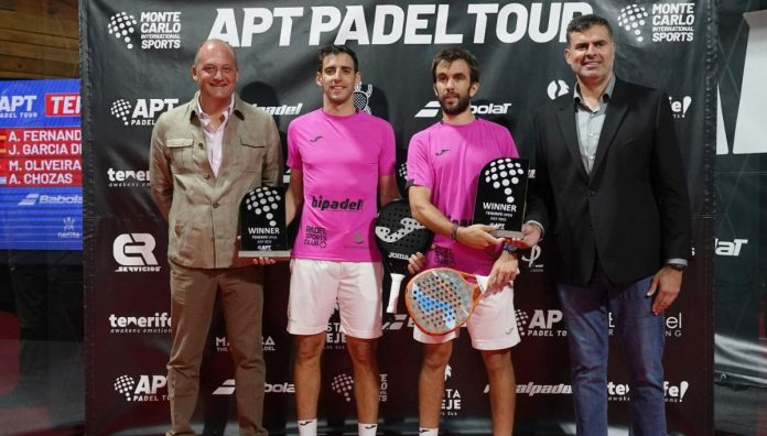 Pincho Fernández y José Antonio García Diestro se proclaman ganadores del Tenerife Open del APT Padel Tour
