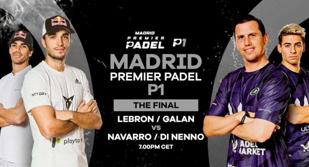 Streaming del Madrid Premier Padel: ¿Horario y dónde puedes ver la final?