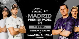 Streaming del Madrid Premier Padel: ¿Horario y dónde puedes ver la final?