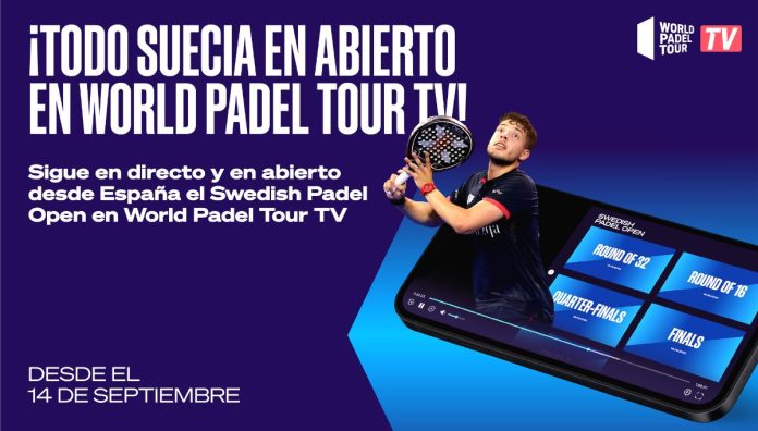 World Padel Tour ofrecerá en abierto todo el Swedish Padel Open a través de su App