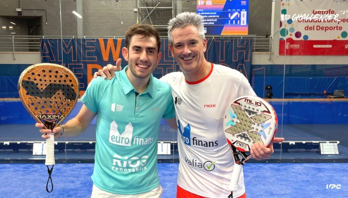 Miguel Lamperti y Jon Sanz también se dirán adiós en Buenos Aires Padel Master