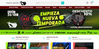Pádel Ibérico lanza su nueva web para un gran Black Friday Padel 2022