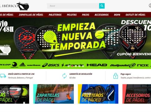 Pádel Ibérico lanza su nueva web para un gran Black Friday Padel 2022