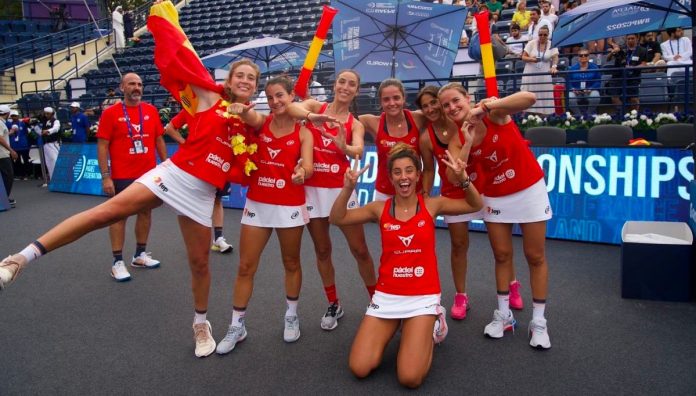 La Selección Española Femenina logra su quinto título consecutivo en el Mundial de Pádel de Dubai en la categoría femenina