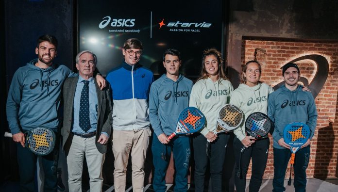 ASICS y StarVie se asocian en una colaboración internacional de pádel