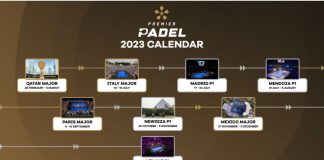 Premier Padel presenta 8 torneos en su calendario 2023...y más que están por llegar
