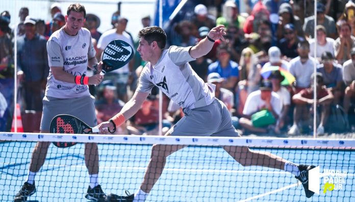 Pincho y Diestro vencen a Paquito y Tello en los octavos del Chile Padel Open