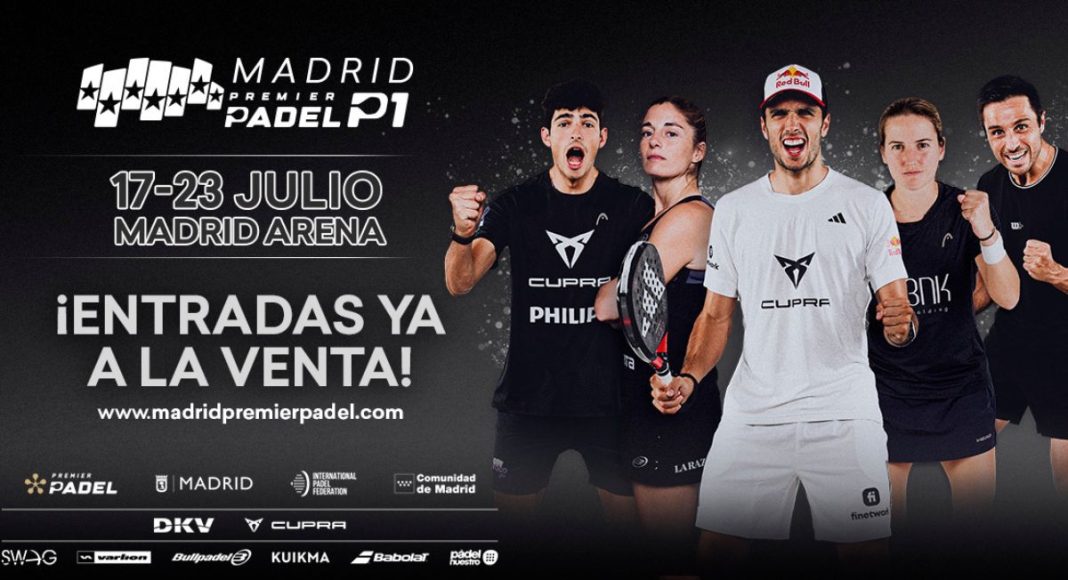Madrid Premier Padel pone a la venta sus entradas con confirmación femenina y nueva sede