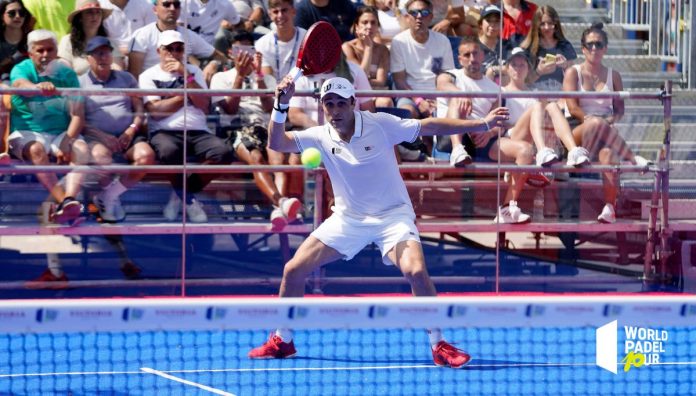Fernando Belasteguín y Mike Yanguas sortean un complicado debut en la segunda jornada de los dieciseisavos de Marbella Master
