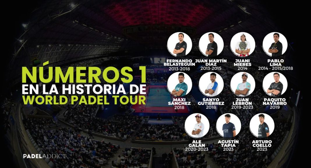 Todos los número 1 de la historia de World Padel Tour