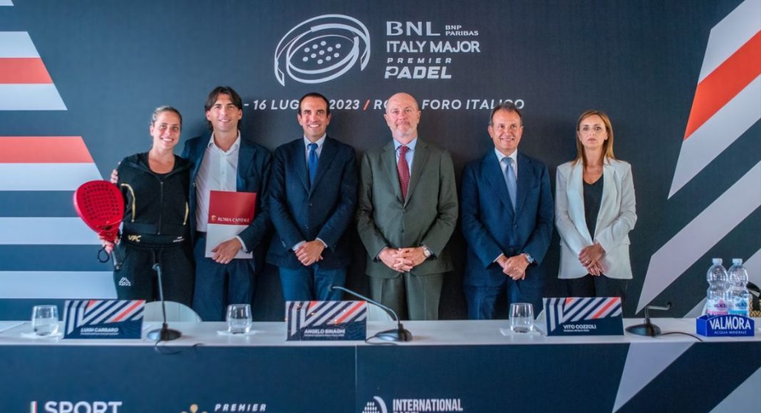Presentado el BNL Italy Major, el primer torneo de Premier Padel con presencia femenina