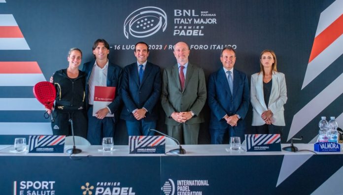 Presentado el BNL Italy Major, el primer torneo de Premier Padel con presencia femenina