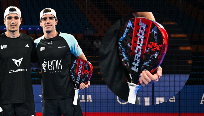 Juan Lebrón ya está jugando en Menorca con su pala de 2024