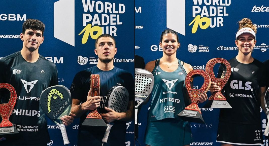 Tapia - Coello y Brea - González se imponen en las finales del México Open 2023