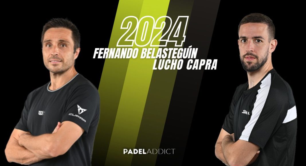 Fernando Belasteguín y Lucho Capra formarán pareja en 2024