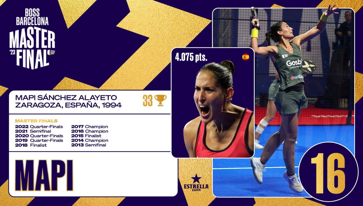 Mapi Sánchez Alayeto, la última pasajera para el Master Final