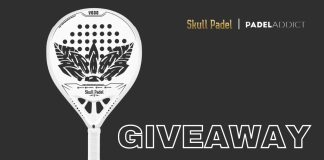 Participate in the giveaway of a V600 – SKULL BLANCA 12K racket from Skull Padel Participate in the giveaway of a V600 - SKULL BLANCA 12K racket from Skull Padel