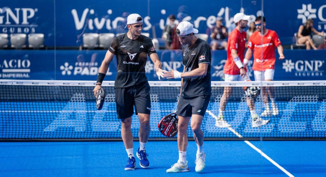 Galán y Lebrón se cobran la revancha ante Yanguas y Garrido en los cuartos de final del GNP Mexico P1