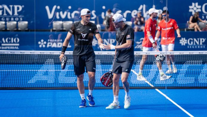 Galán y Lebrón se cobran la revancha ante Yanguas y Garrido en los cuartos de final del GNP Mexico P1