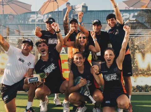 Los Angeles Beat, winners of the Pro Padel League Event 2