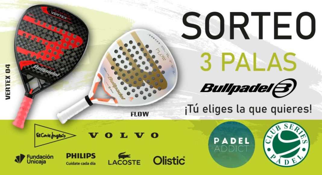 ¡Sorteamos 3 palas de pádel Bullpadel de la gama Proline!