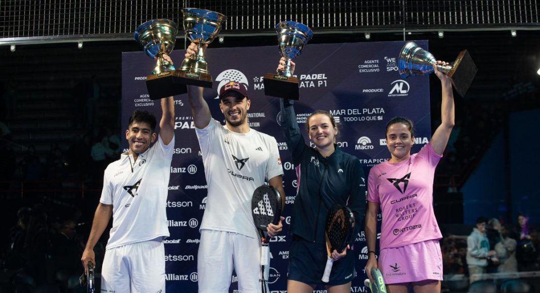 Ale Galán - Fede Chingotto y Ari Sánchez - Paula Josemaría se proclaman ganadores del Mar del Plata P1