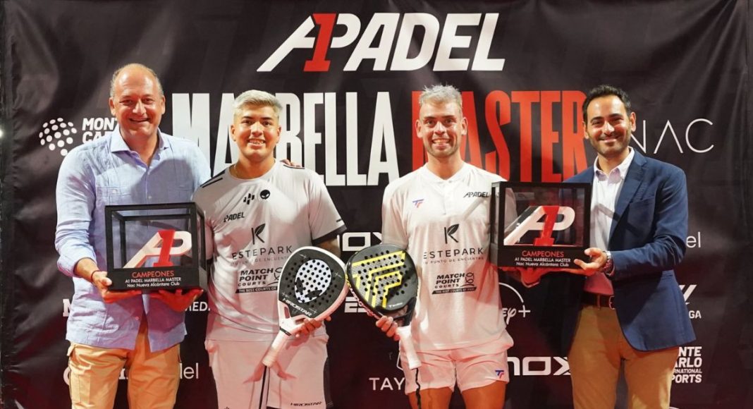 Tolito Aguirre y Gonza Alfonso siguen dominando en A1 Padel tras su victoria en Marbella