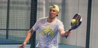 Rafa Nadal sorprende jugando al pádel en Manacor Rafa Nadal sorprende jugando al pádel en Manacor