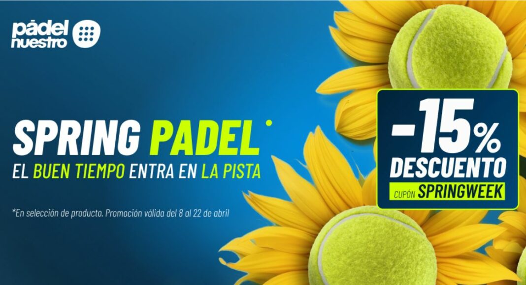 El pádel florece en Europa durante la Primavera: Pādel Nuestro lanza su campaña “Spring Padel” con grandes descuentos para animarse a jugar