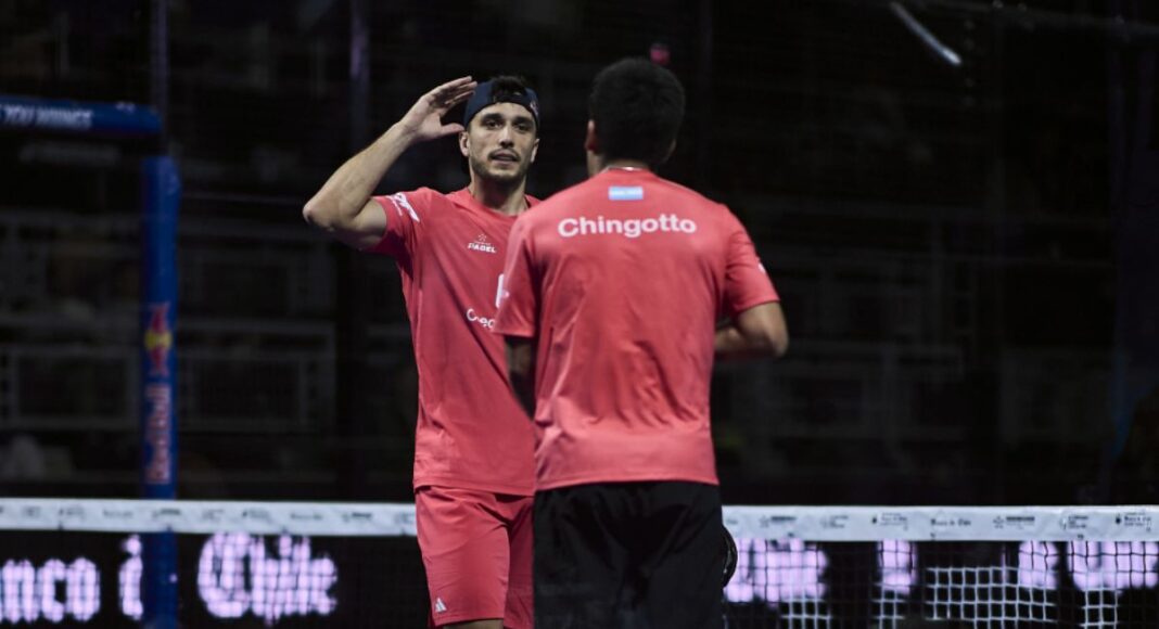 Galán y Chingotto, campeones del Santiago P1 tras la retirada de Stupaczuk y Lebrón