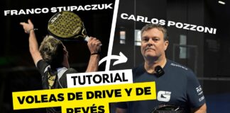Stupa nos enseña cómo hacer una buena volea junto a su coach, Carlos Pozzoni Stupa nos enseña cómo hacer una buena volea