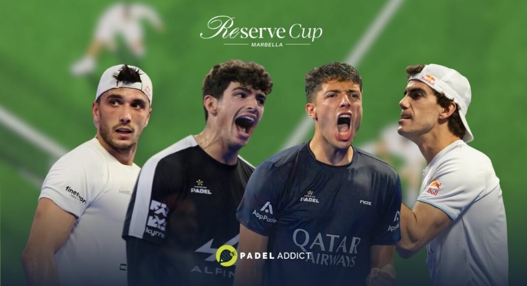 Galán y Coello vs. Tapia y Lebrón: el partidazo que inaugurará la Reserve Cup de Marbella