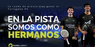 Arturo Coello tras ganar en Tarragona con Agustín Tapia: "En la pista somos como hermanos"